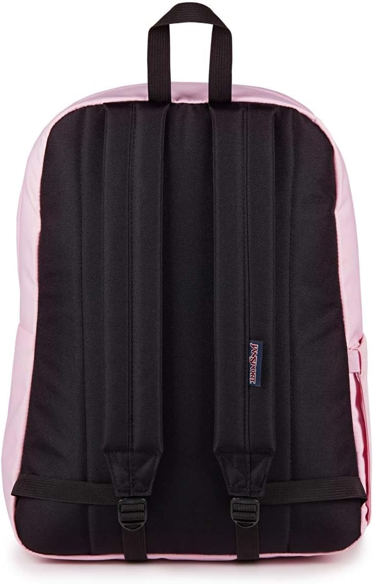 JanSport SuperBreak Plus Backpack with Padded 15-inch Laptop Sleeve and Integrated Bottle Pocket - Spacious and Durable Daypack for Work and Travel - Pink Ice - Image 2