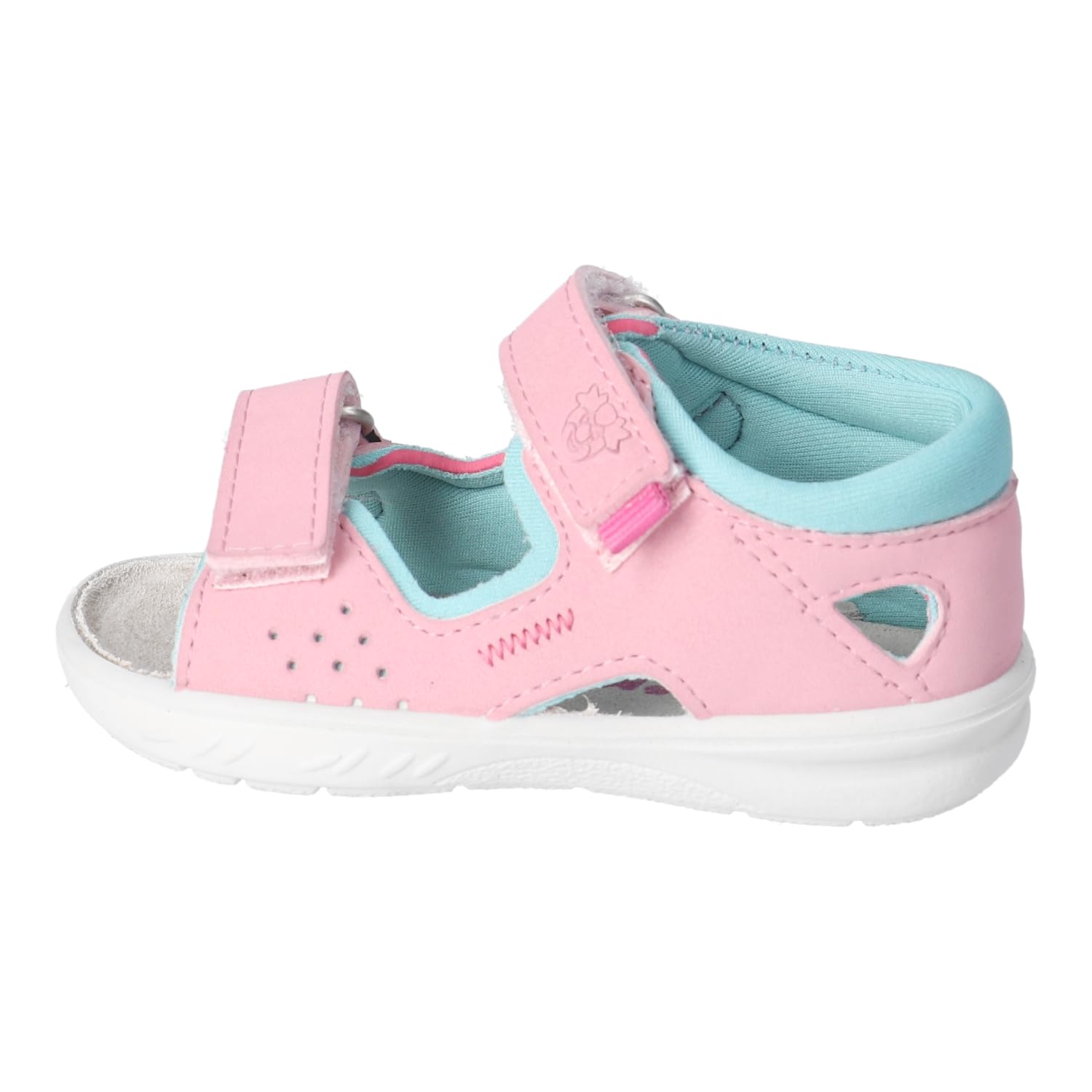 RICOSTA Mädchen Badesandalen MANTU, Kinder Lauflernschuhe, Weite: MITTEL, waschbar, Outdoorsandalen, Aquaschuhe, Mallow/Frozen (330), 24 EU