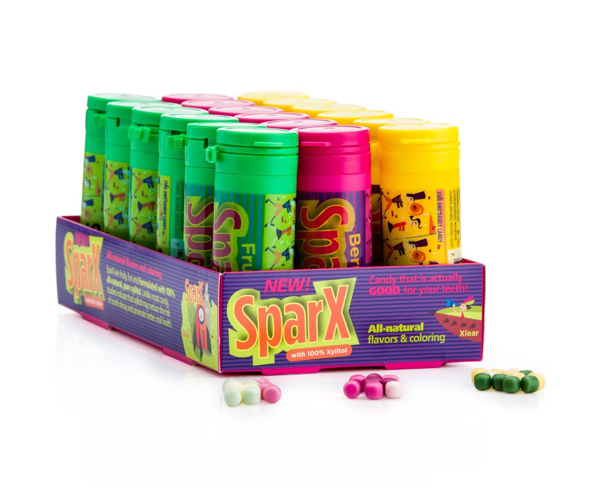 Xlear SparX Xylitol Candy, On The Go Oral Care Hard Candy