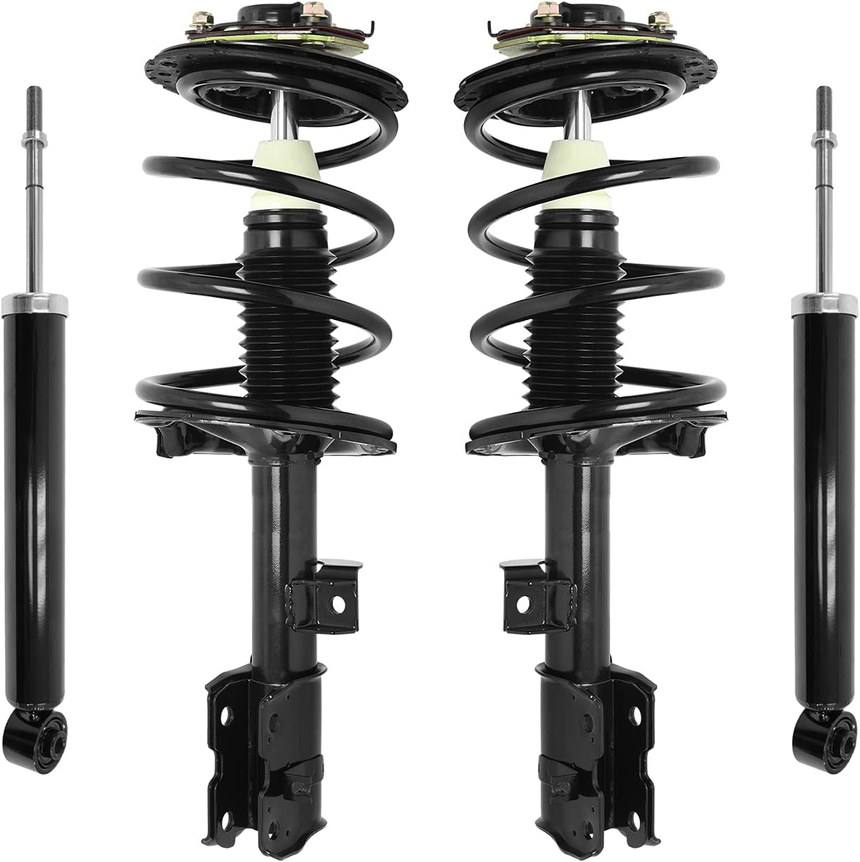 Unity Automotive 4-11183-255190-001 Front and Rear Replacement Complete Strut Assembly Shock Kit Fits 2003-2008 Infiniti FX35