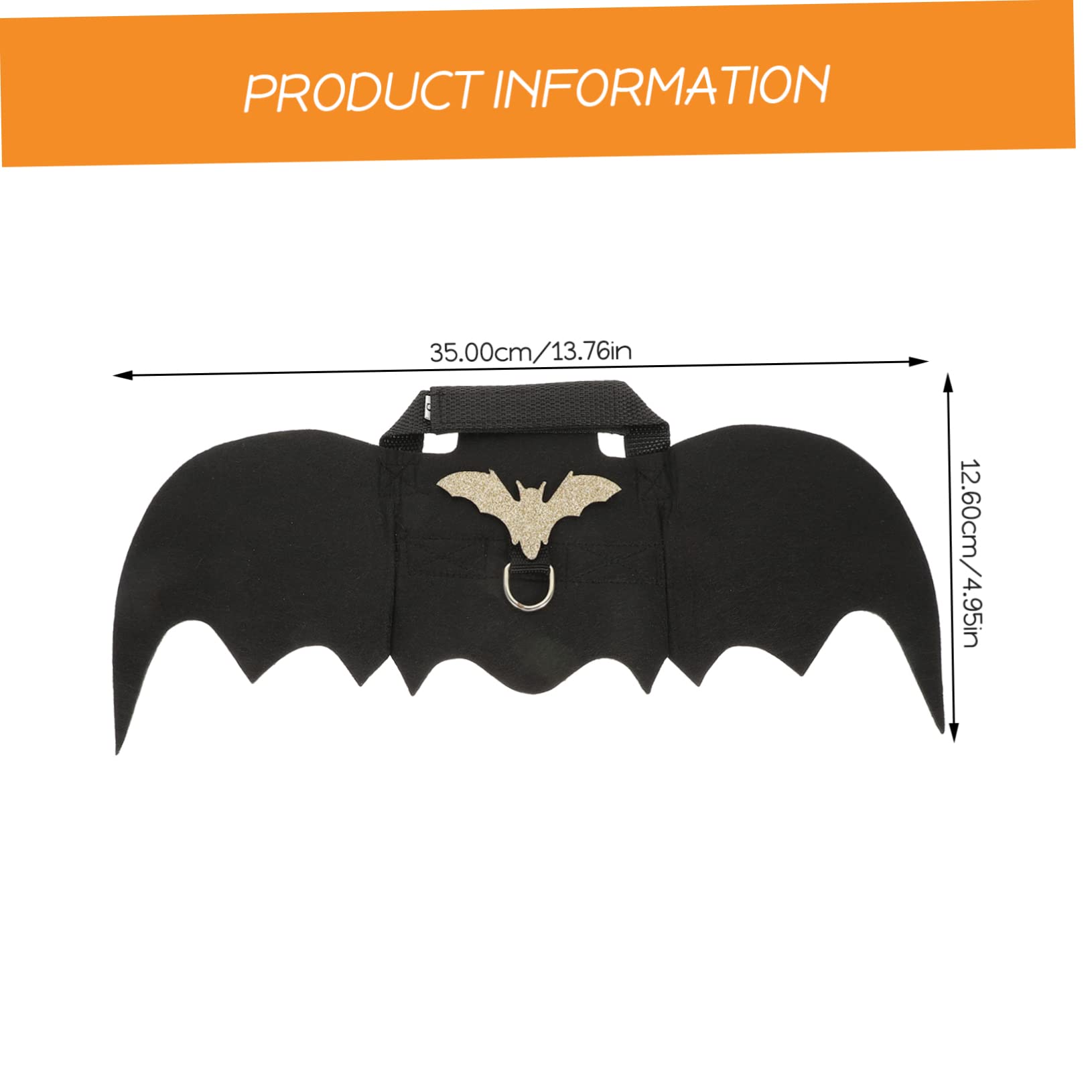 HEMOTON 1Set Decorative Bunny Costume with Bat Wings for Halloween Adorable Rabbit Harness with Leash for Chinchilla and Pets for Festive Dress Up and Cosplay