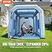 VEVOR Inflatable Paint Booth, 13x10x9ft Inflatable Spray Booth, 950W High Powerful Blower Spray Booth Tent, Car Paint Tent Air Filter System for Car Parking Workstation Motorcycle Garage