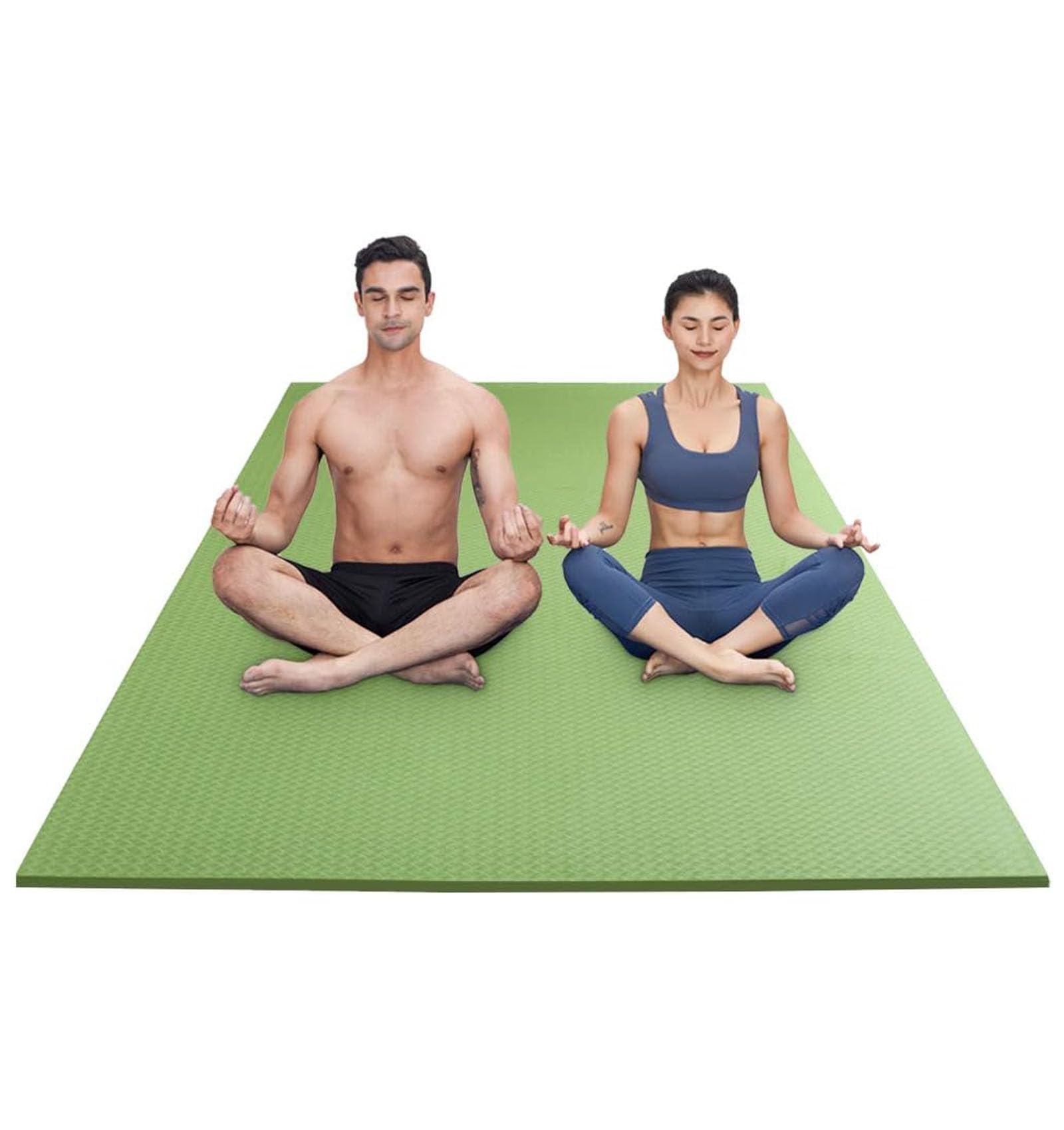 YEXEXINM Grande Tappetino per Esercizi, 183×122cm Tappetino Yoga Antiscivolo Extra Largo Tappetino per Tapis Roulant, Tappetini per Attrezzature da Esercizio Grandi Pavimentazione Palestra per