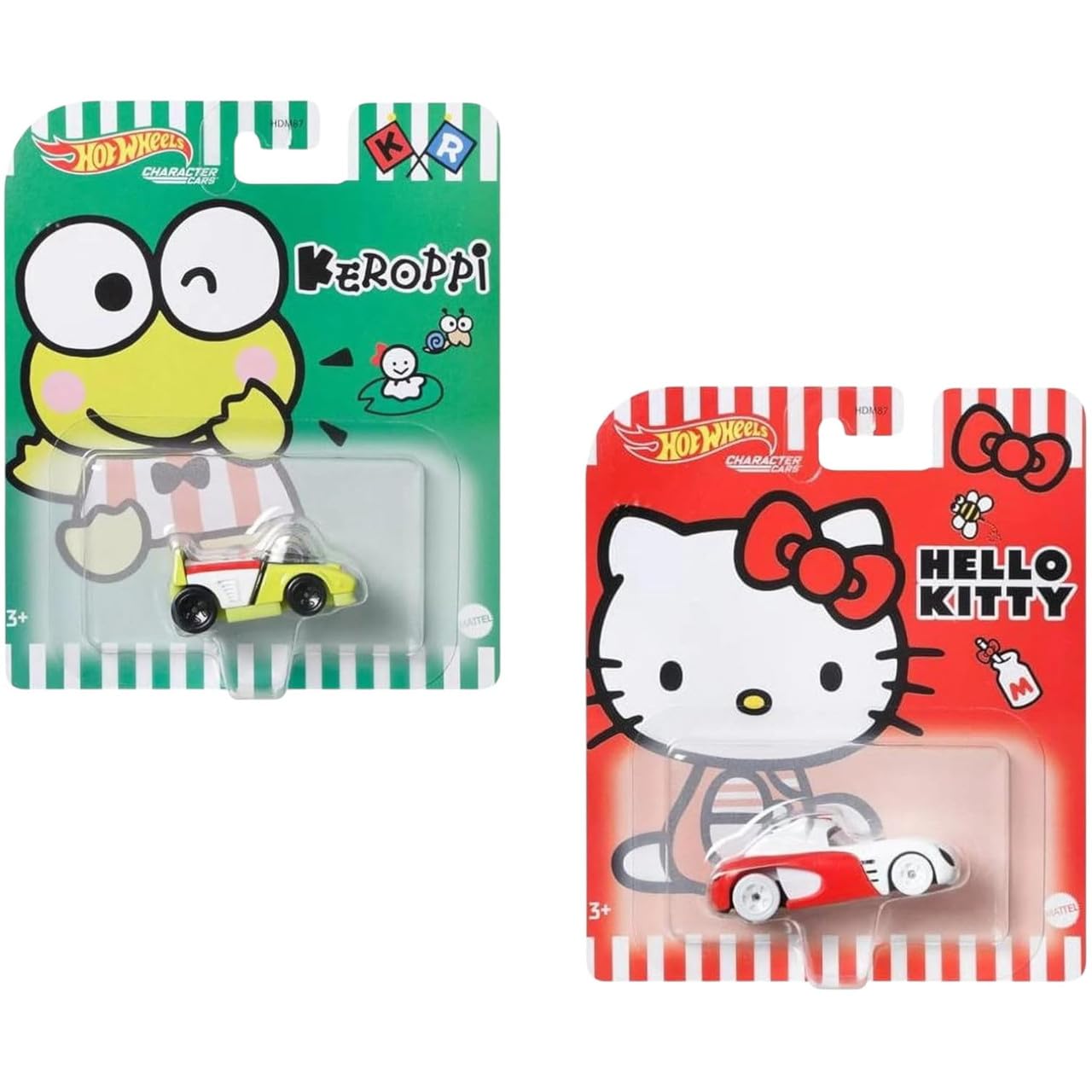 Hello Kitty 激レア！！ Hot Wheels Hello Kitty Character Cars Set of 2 Diecast Vehicles
