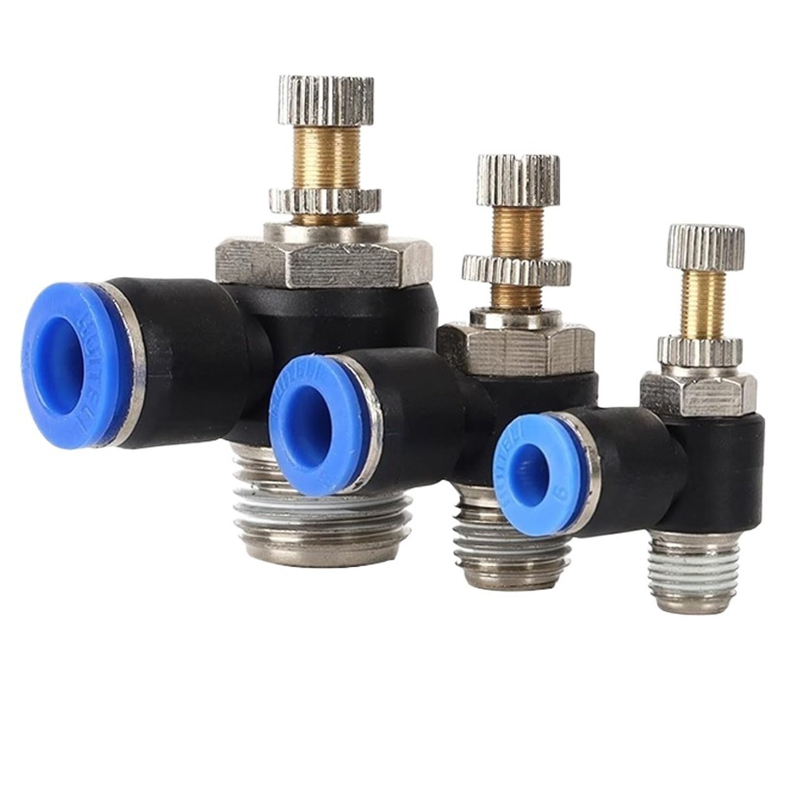Raccord pneumatique coudé SL anti-fuite avec filetage mâle 1/8 pour flexible
