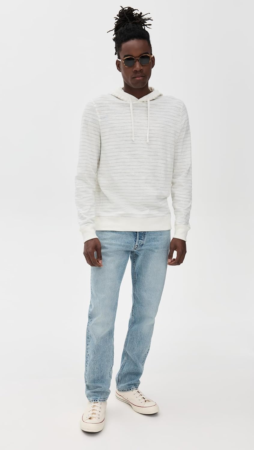 Faherty Men's Sunwashed Slub Hoodie - Image 5