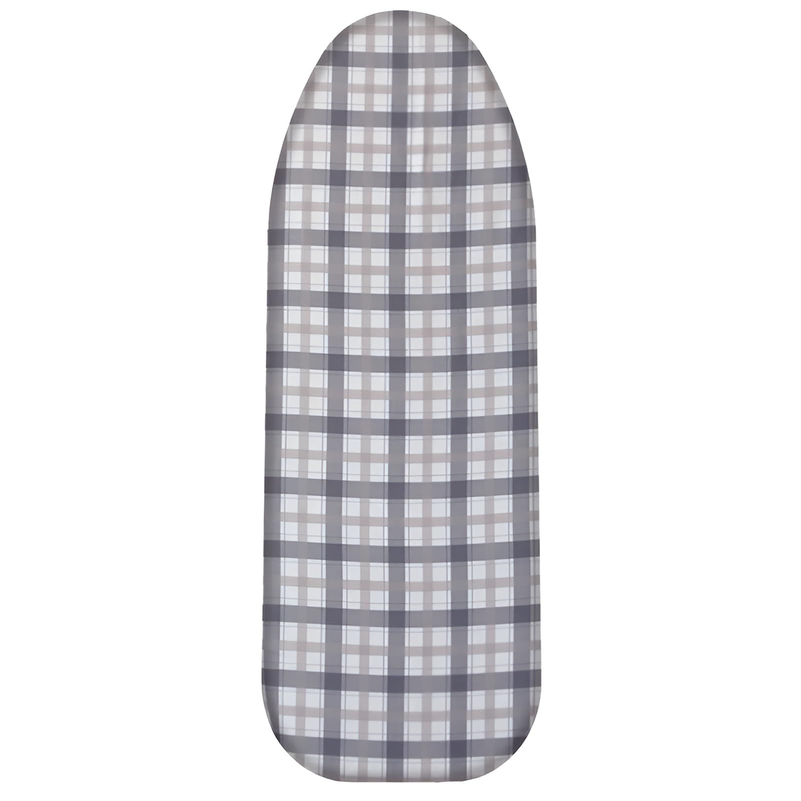 Funda para tabla de planchar resistente y almohadilla gruesa resistente a las quemaduras, borde elástico ajustable de 46.8 x 17.7 pulgadas (marrón) – perfecto para un fácil planchado y uso