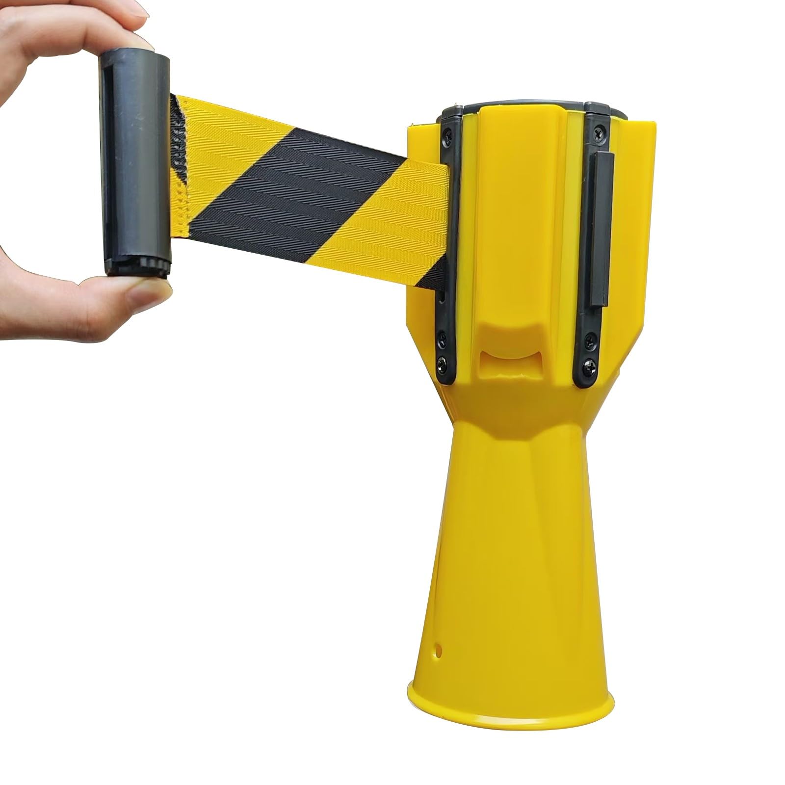 GTHTUHFD High Visibility Retractable Traffic Cone Topper Tape, Emergency Warning Belt For Cone Mounting, 3M,3m/9.84ft