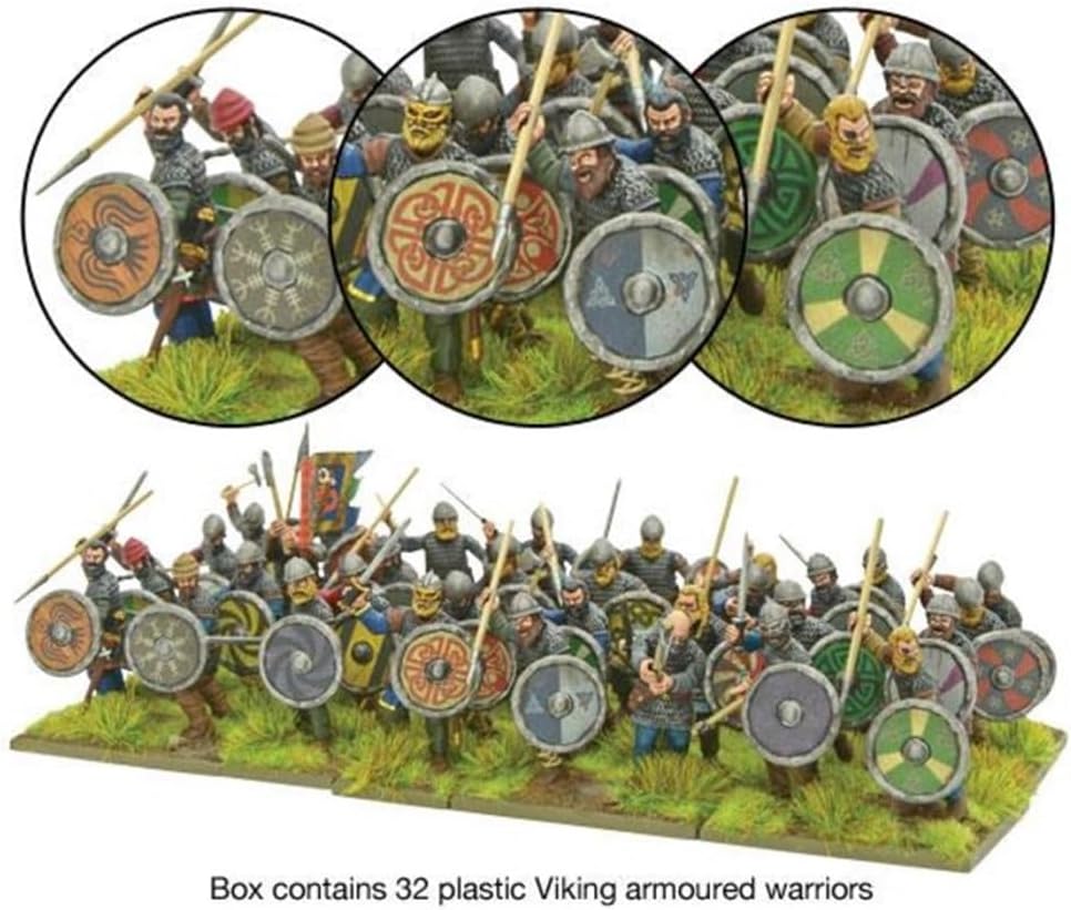 Hail Caesar Warlord Games, Viking Hirdmen - Wargaming miniatures