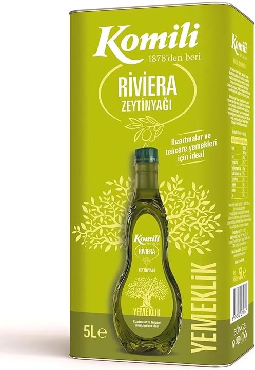 Komili Riviera Zeytinyağı Teneke 5 Lt