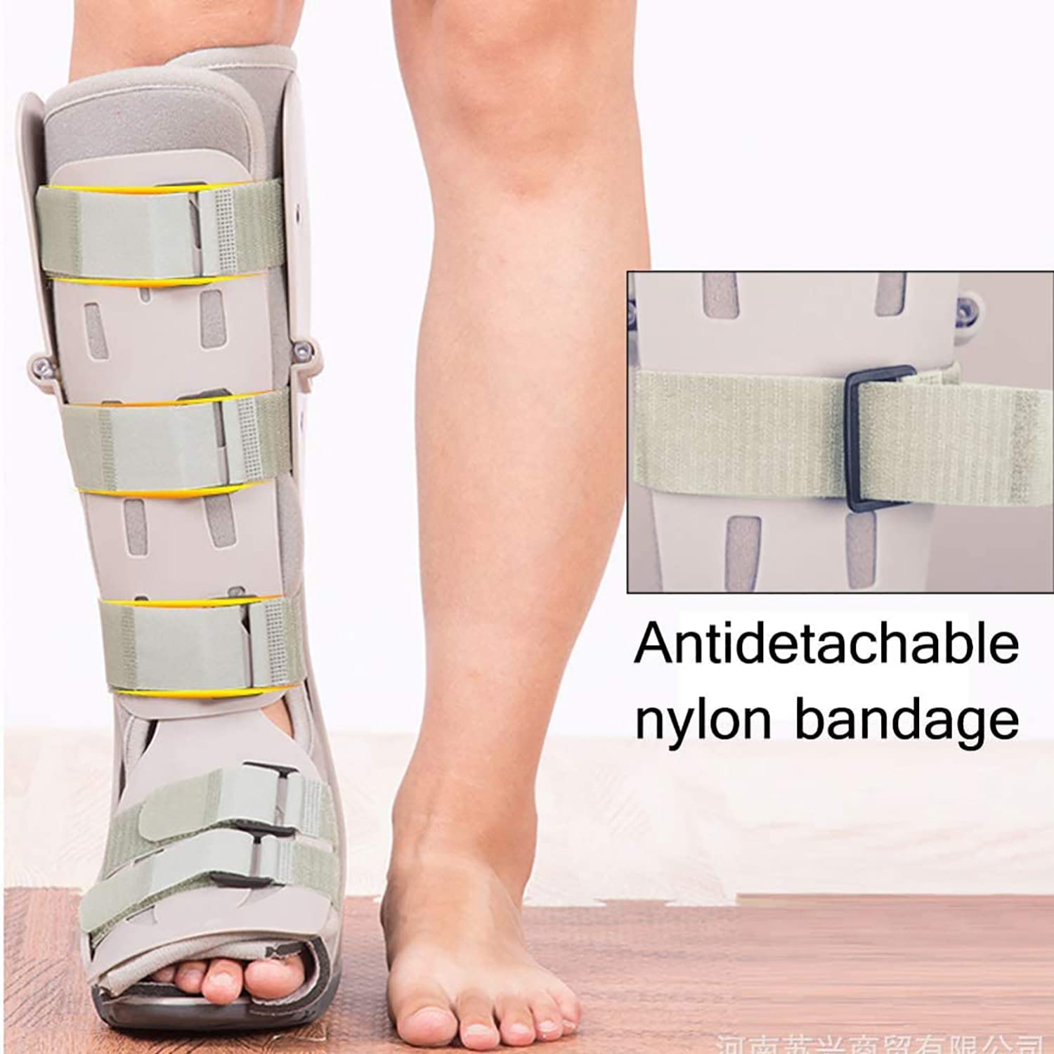 Bota ortopédica médica para Andador, Bota para Andador Air Shield, Bota Protectora para Andador ultrafija para fracturas y Lesiones de pies, Tobillos y piernas. (Hombres de Izquierda)