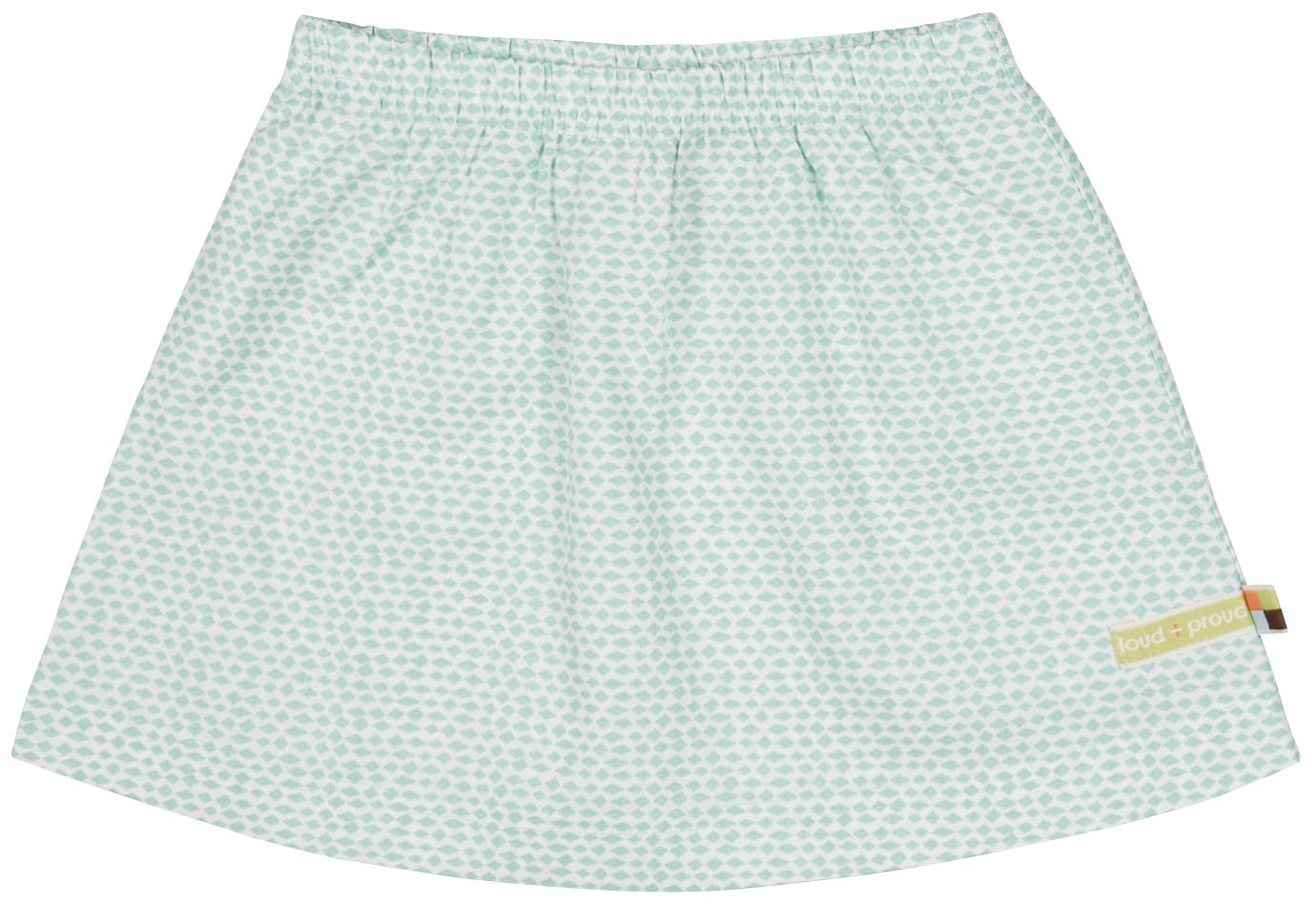 Falda para niñas estampada loud + proud en algodón tejido suave 4