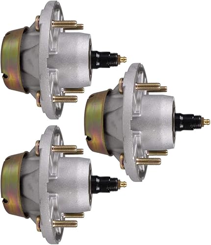 Miniatura 5 de 8TEN Kit de reconstrucción de cubierta para John Deere 48 pulgadas LT180 LT190 correa de husillo de cuchilla para tractores de césped