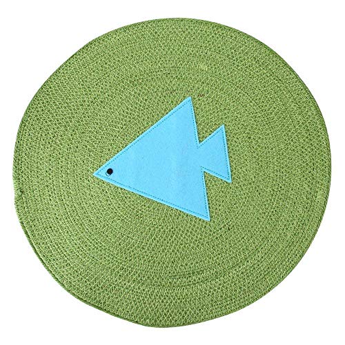 Junlucki Almofada de raspagem de gato de verão com padrões de desenho animado para animais de estima