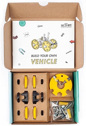 Miniatura 4 de The Off Bits - Juguete de construcción – Kit de vehículo amarillo BlazeBit – Juego de herramientas de construcción y construcción para niños,