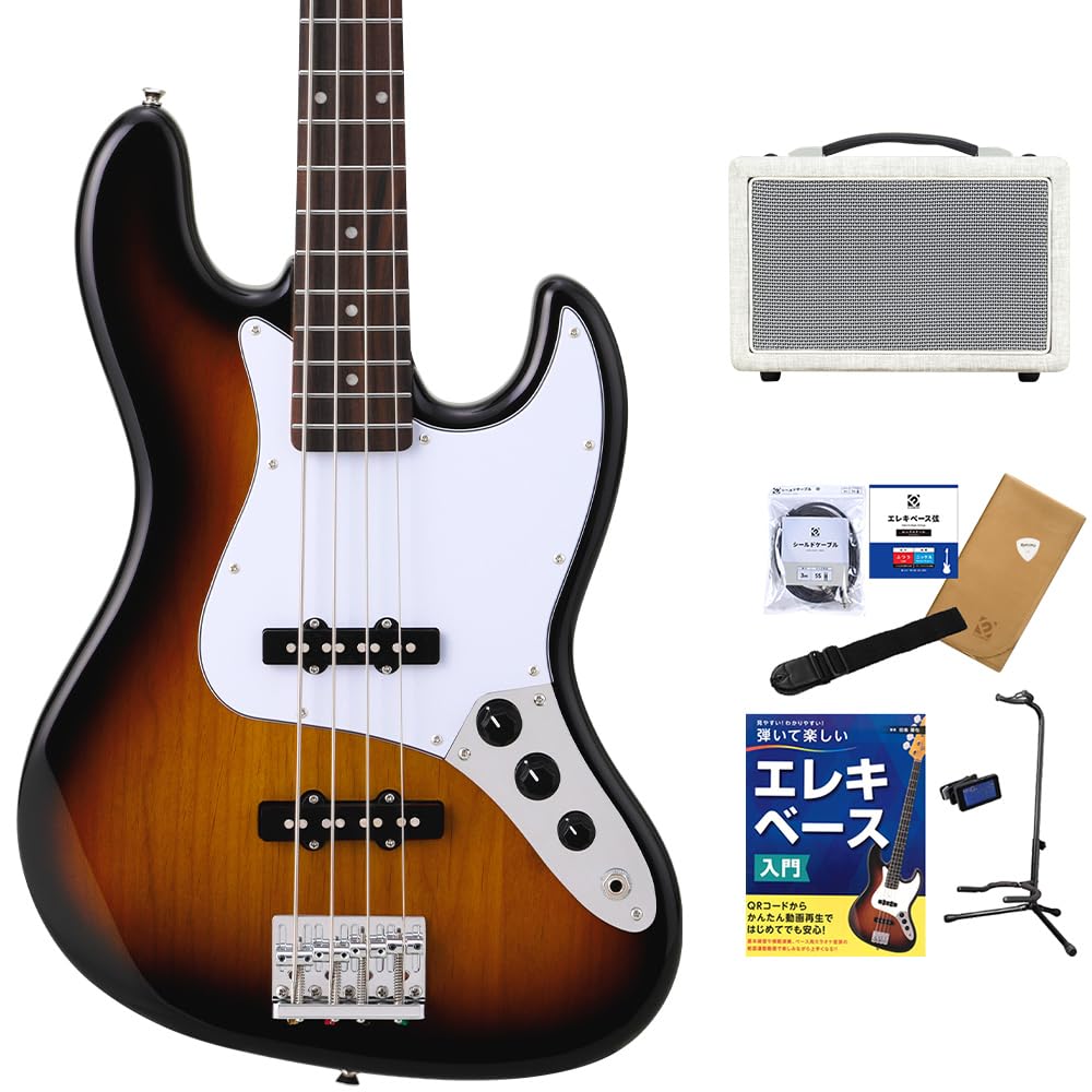 Amazon | LaidBack LJB-5-R-JJ 3TS ベース初心者11点セット【島村楽器