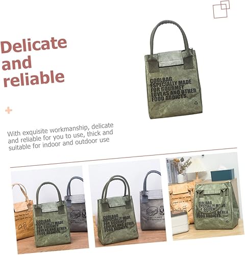 Miniatura 5 de Mobestech Caja de almuerzo para adultos para mujer, bolsa de preservación del calor, bolsa térmica para alimentos, bolsa de almuerzo térmica, bolsa