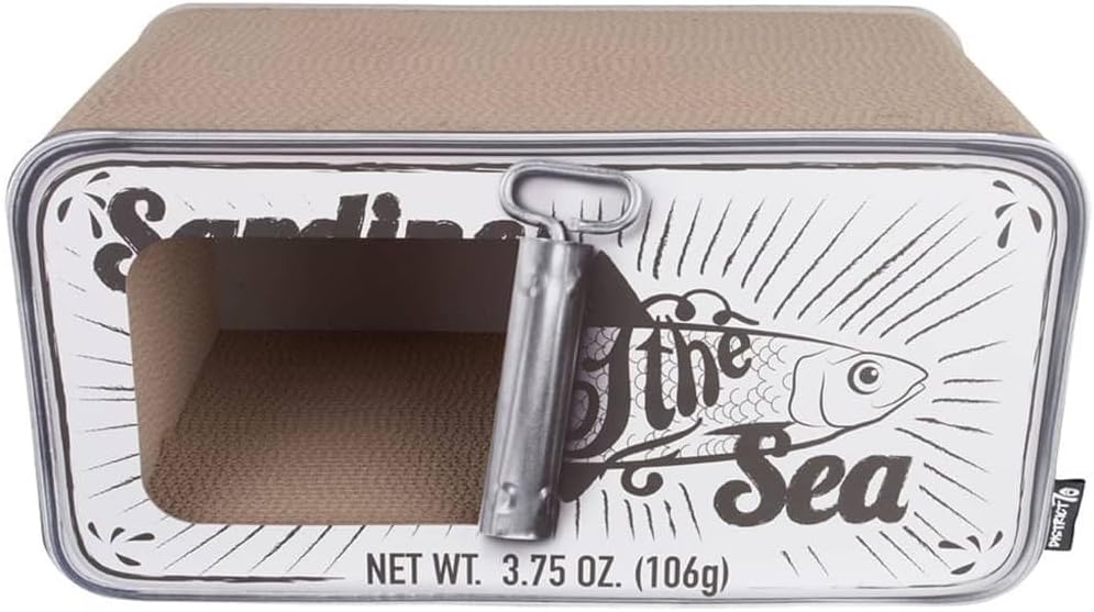 District 70 Sardine Cardboard Cat Scratcher view 2