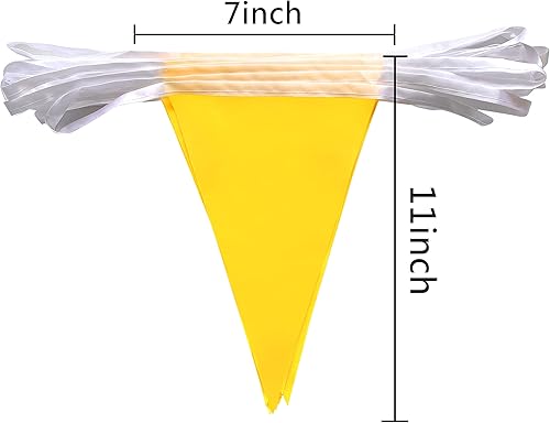 Miniatura 7 de Banderines morados, banderines colgantes triangulares para gran apertura, cumpleaños de niños, decoraciones de fiesta, 100 pies