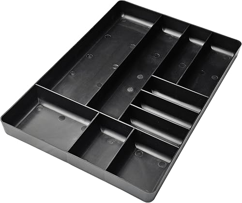 Miniatura 9 de Bandeja organizadora de herramientas de 10 compartimentos, bandeja organizadora de cajones de herramientas, organizador de caja de herramientas,