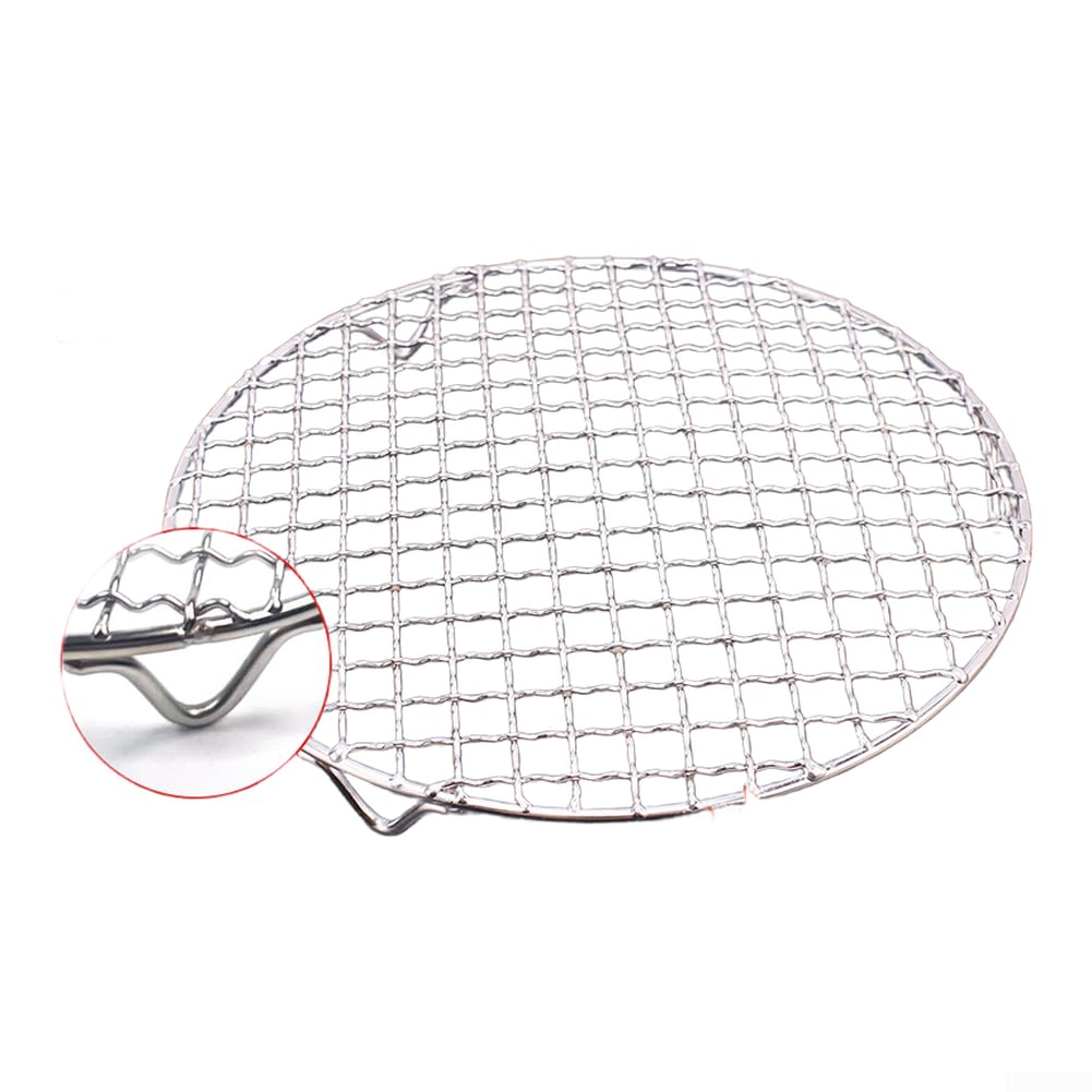 Grilles de Cuisson Rondes Acier 201 Lot de 2 Anti-déformation(42.5cm)