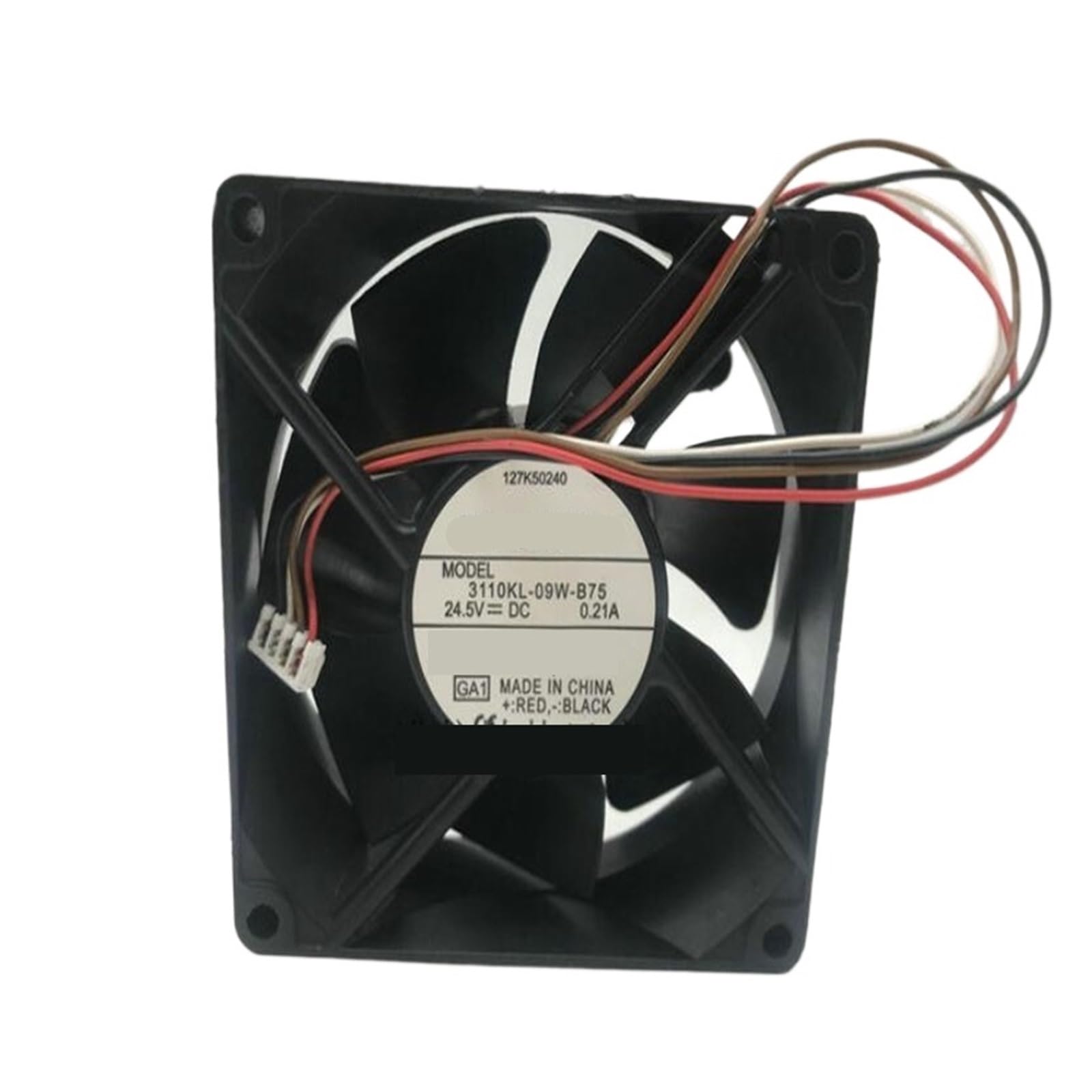 UWUKCJOKQ 3110KL-09W-B75 DC24.5V 0.21A 8CM 8025 Four-Wire Inverter Fan