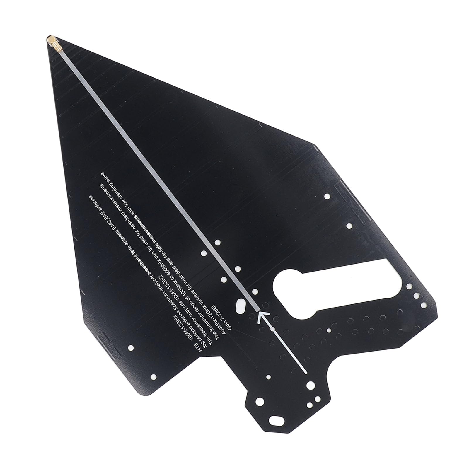 Antenne Périodique Log, Q 0,1 à 12GHz Largeur Large Gain Passive Direction Passive Antenne avec du Matériau PCB pour Communiquer