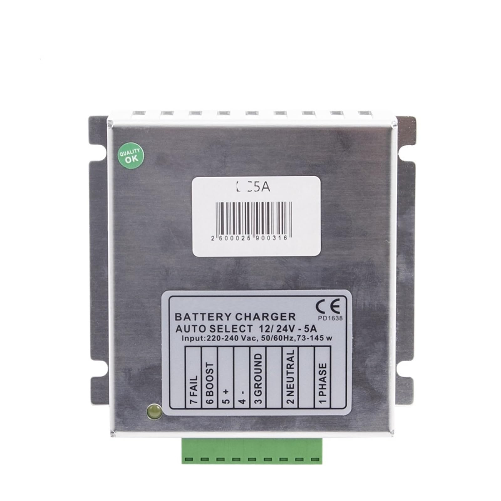 1 automatyczny moduł ładowarki akumulatora do generatora DC12V/24V 5A 5A