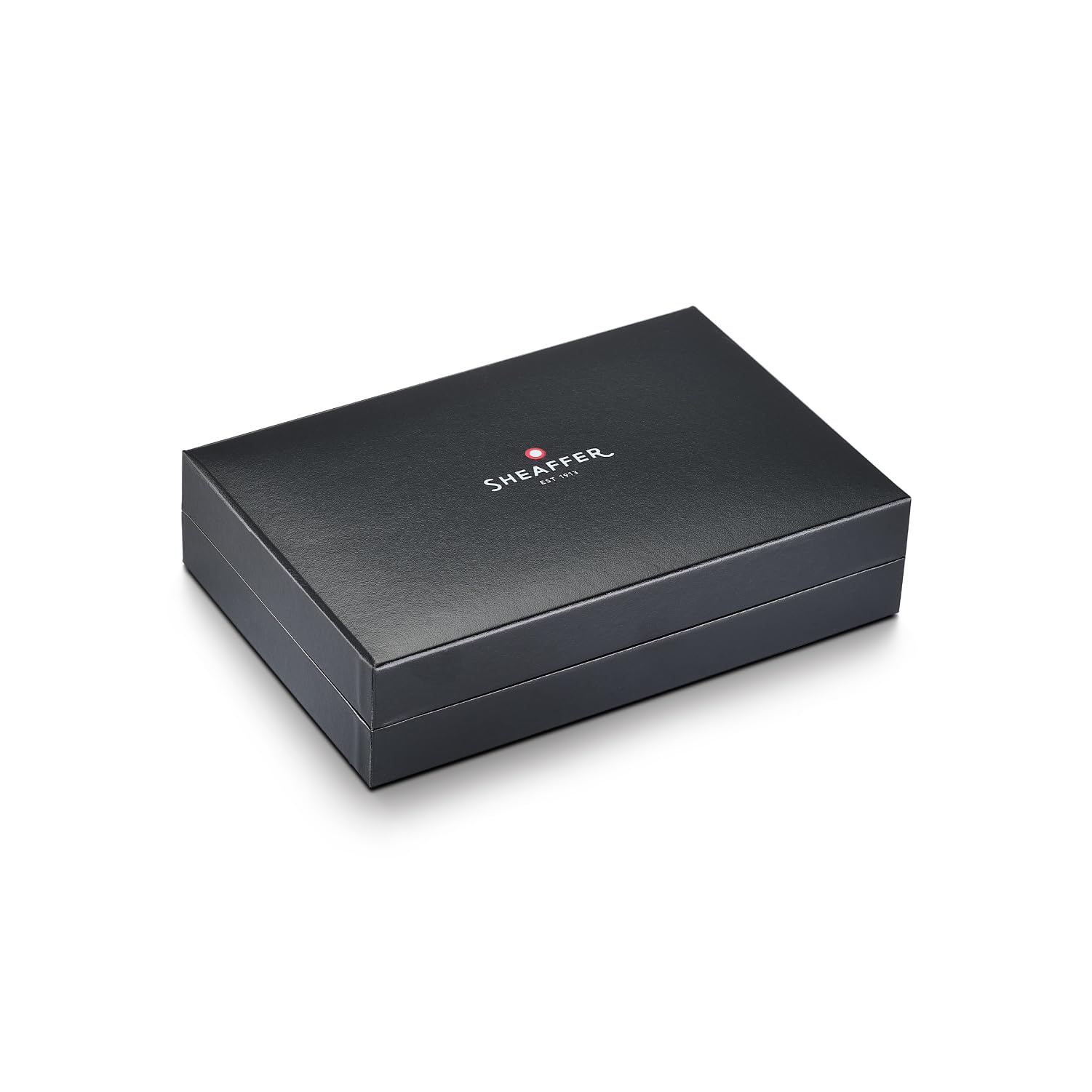 Sheaffer Legacy 9065 Füllfederhalter, zweifarbiger schwarzer Smoking-Medaillengewinner, 14 Karat PVD-Gold, mittlere eingelegte Feder, mit Ledertasche und luxuriöser Geschenkbox