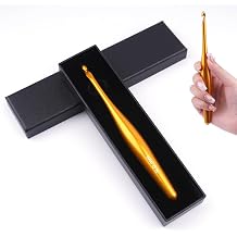 BsHooker 6mm Inline Crochet Hook Ergonomic Aluminum Crochet Hook with Case