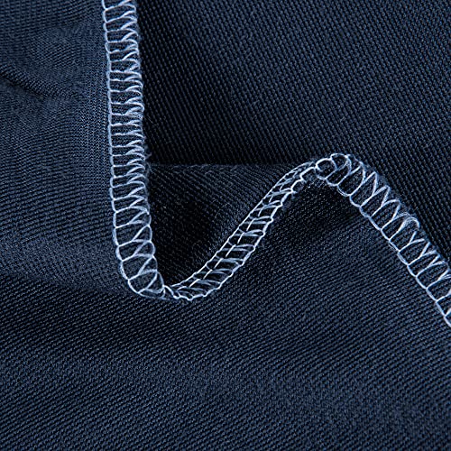 Flxxie 2 Pack Standard Zipped Velvet Pillowcases, Soft And Cozy Solid Decorative Pillow Cases With Hidden Zipper For Bedroom, Sofa, Couch, 20X26 Inches, Navy Blue #TOP5