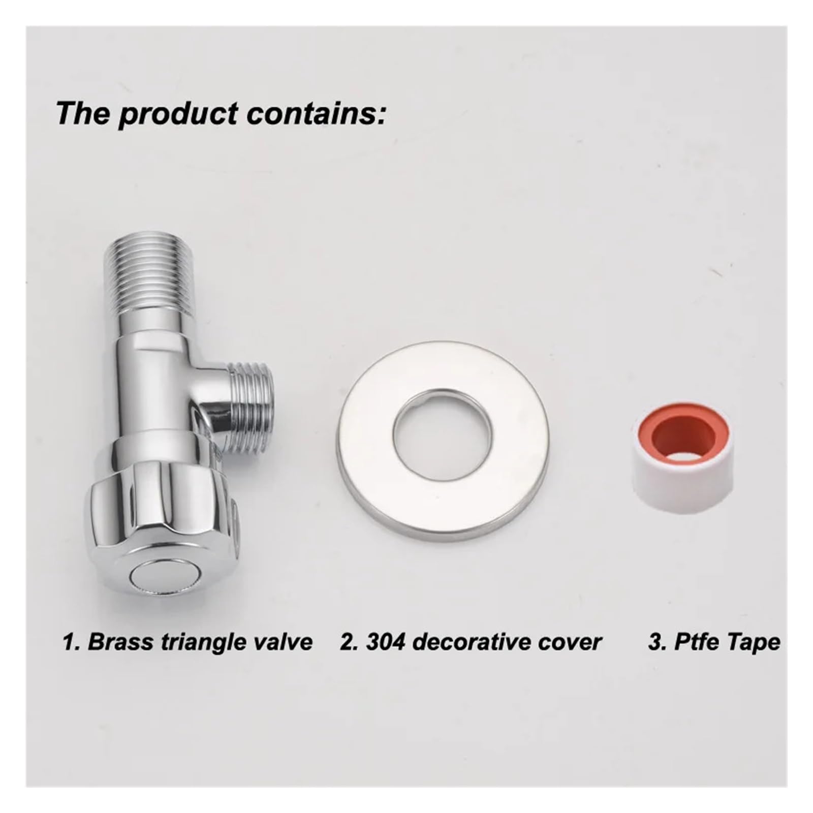 Valvola ad angolo, Accessori for rubinetti da bagno con valvola triangolare in rame for il controllo dell'acqua