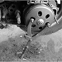 Vista 7 de EUICAE Llave Inglesa Ajustable, Acero Inoxidable, 11.8 pulgadas de longitud, adecuada para diferentes distancias y tamaños