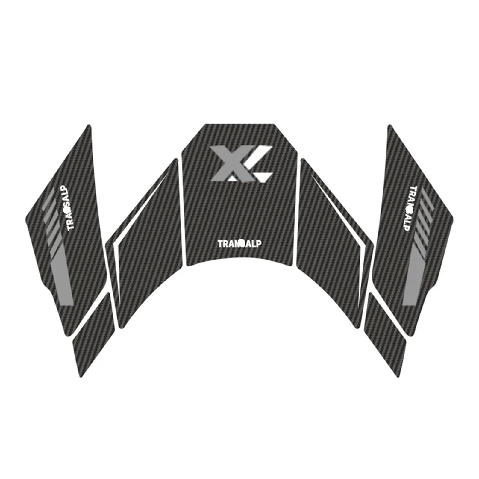 for Ho&nda XL750 Transalp 2023 - Motorcycle Non-Slip Side Fuel Tank Stickers Waterproof Pad 3D Sticker Transalp Fuel Tanks Pads