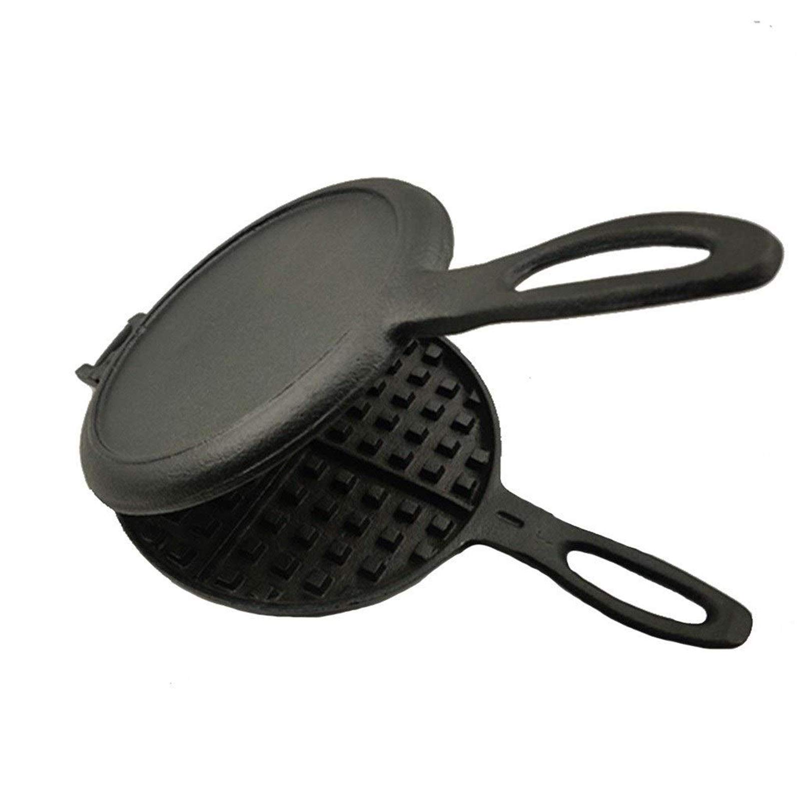 Wafle Maker, Waffle Maker Electric, Sandwich Maker Cast Iron Waffle Machine, Outdoor Sandwich Grill, Professional Belgian Waffle Gas Cooker Cake Baking Mold