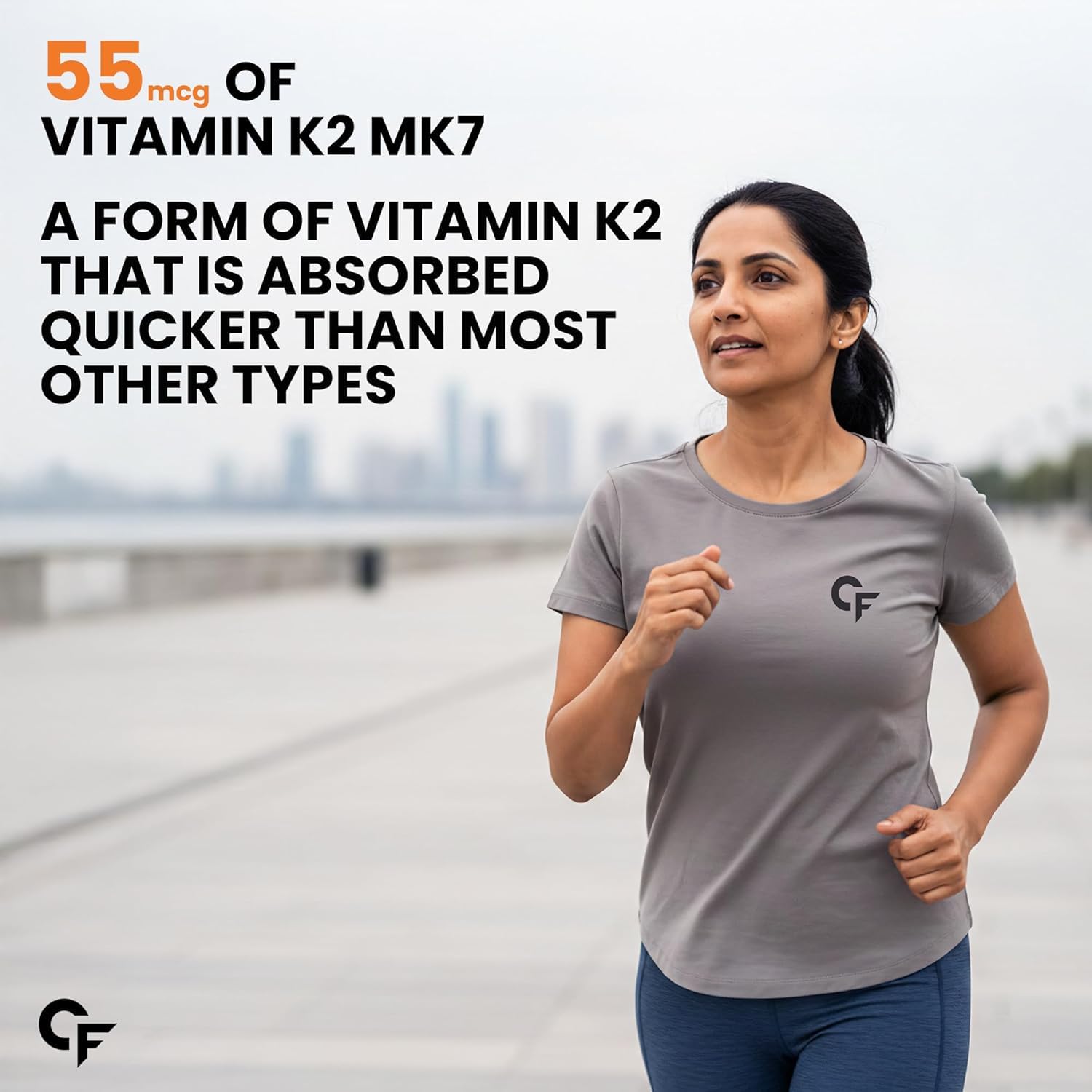 Carbamide Forte Vitamin D Tablets | Vitamin D3 K2 Supplement to support Bone & Heart Health | Veg D3 Lichen - 60 Tablets — Amazon image 5