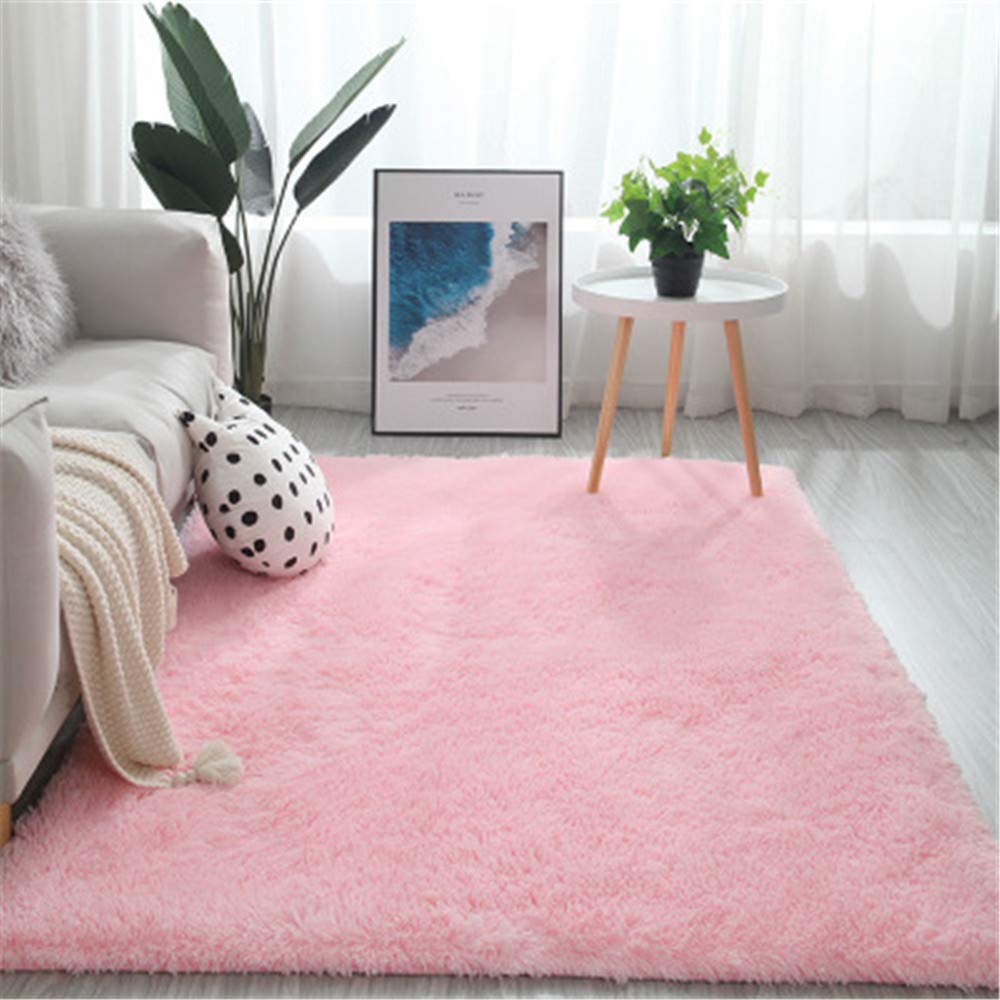 Faux Lammfell Schaffell Teppich Lammfell Schaffell Teppich Longhair Fell Nachahmung Wolle Bettvorleger Sofa Matte (Weiß,100 * 160 cm)