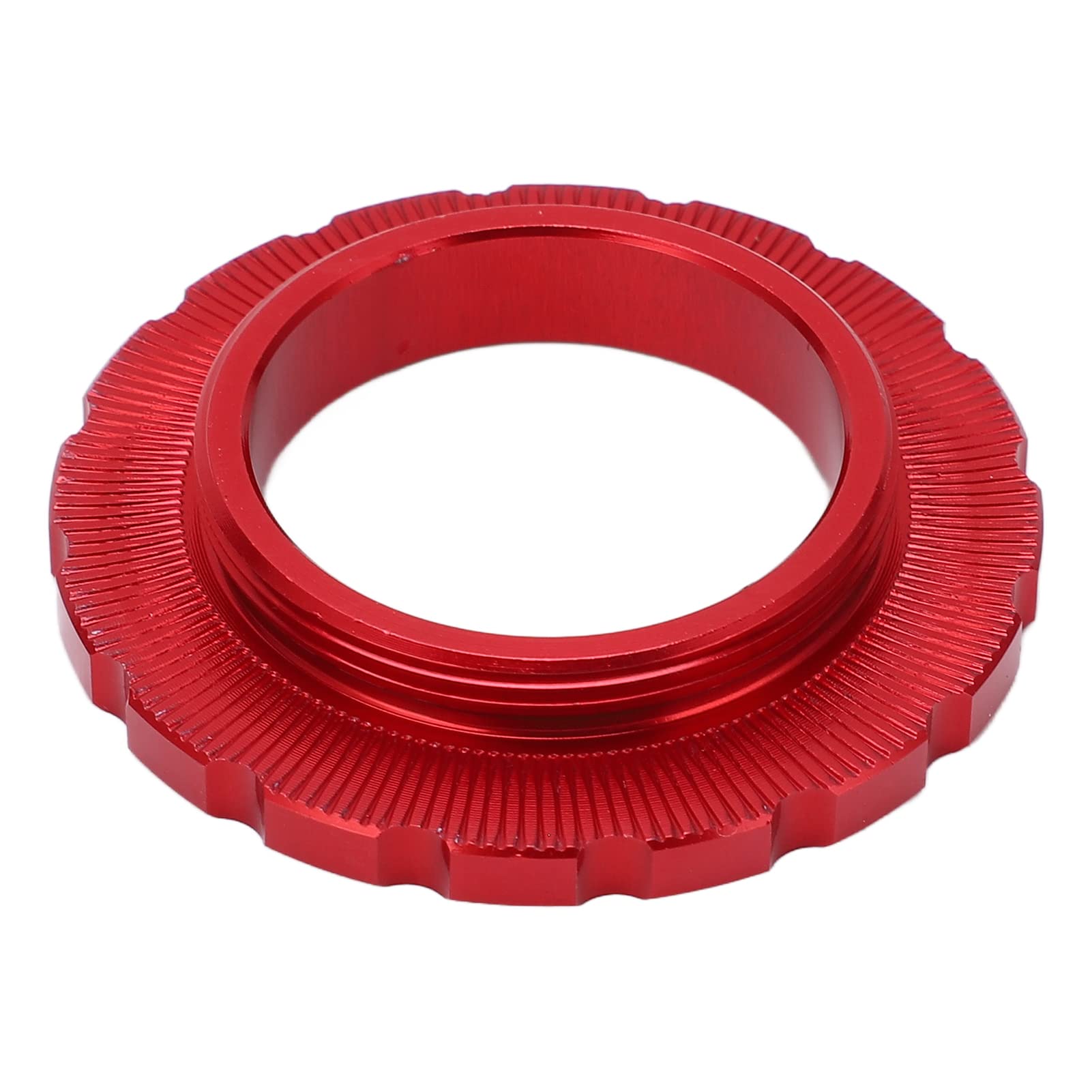 Ghiera Centerlock in Alluminio Ad Alta Resistenza per di Bloccaggio del Rotore del Disco della Mountain Bike per 'Asse Passante, Bici, Asse 9/12/15/20mm (rosso)