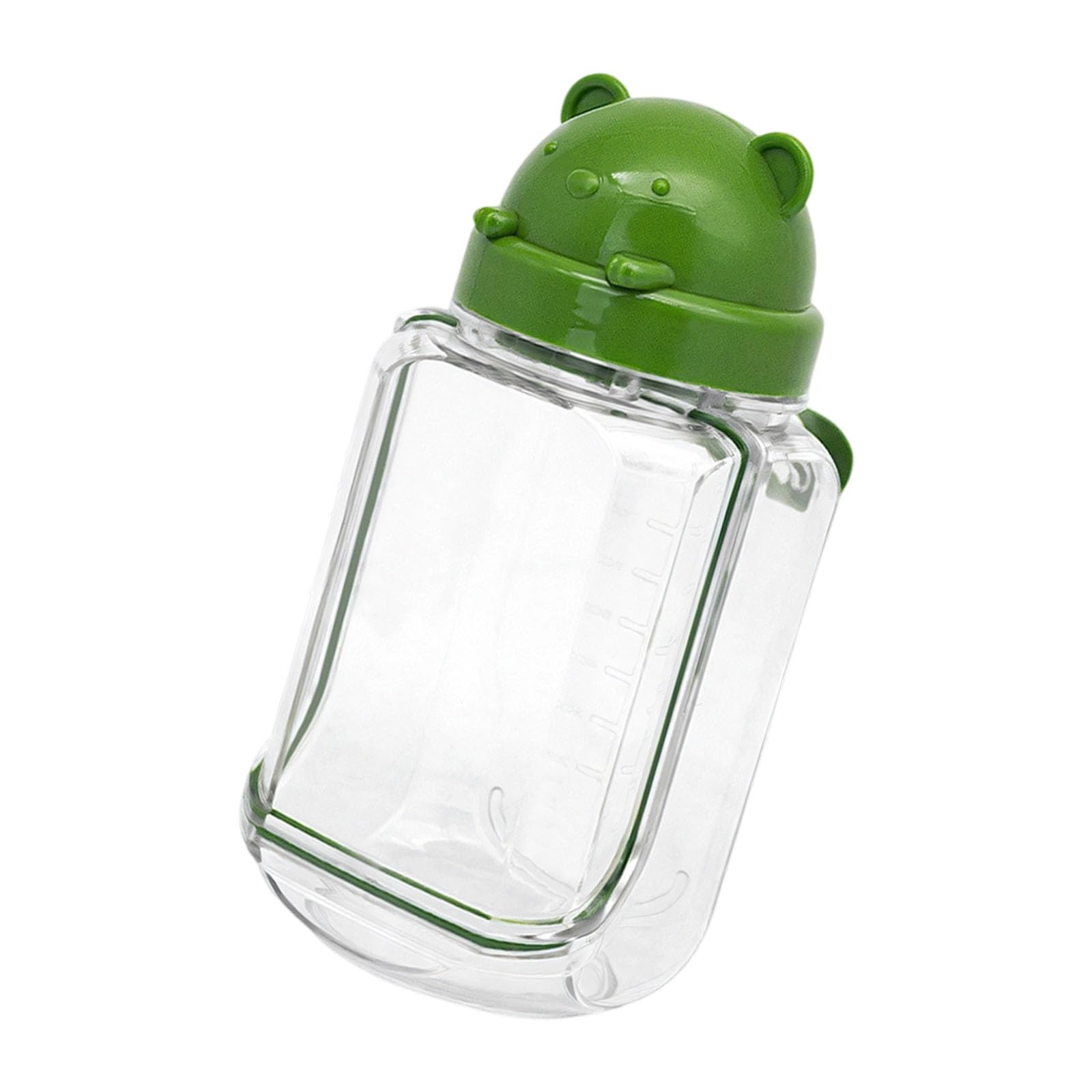 Btgghytr Lunch Box Practical Salad Storage Jar Small Bear Salad Container with Leakproof Lid for Picnics Leak Proof Lunch Box
