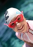 Vista 3 de Cressi Silicona Kids Cap Multicolor, Rosa/Blanco