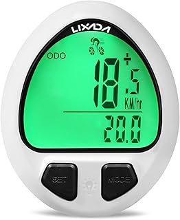 HUIOP Wired Bike Computer LED Digital Bicycle Speedometer Touchscreen Cycling Computer Waterproof with Backlight for Mountain Road Bike,Wired Bike Computer