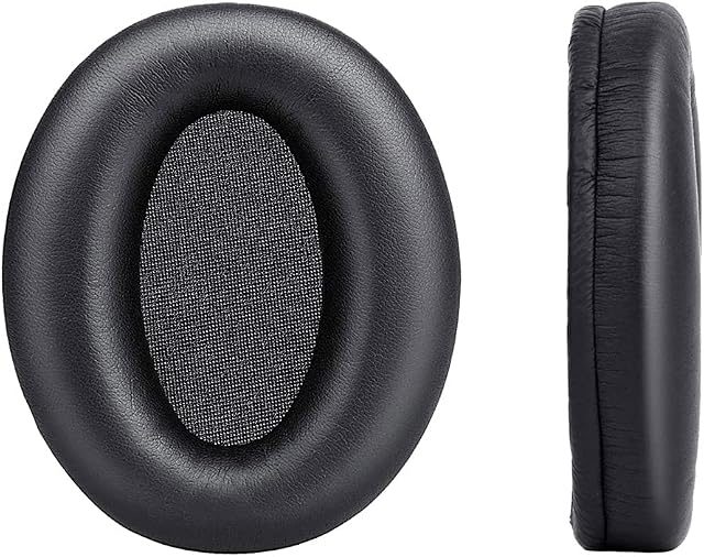 Earpads for Sony WH-1000XM3, A Pair of Replacement Ear Cushion Pads with Protein Leather and Memory Foam for Sony WH 1000XM3 Noise canceling Stereo Headset, Black