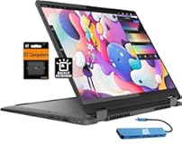 Lenovo IdeaPad Flex 5i Chromebook Plus 14" FHD+ 2-in-1 Touchscreen Laptop (Intel Core i3-1315U, 8GB RAM, 256GB Storage), Home, Students, Backlit, FHD Webcam, Chrome OS, 2TB of Cloud Storage, Grey