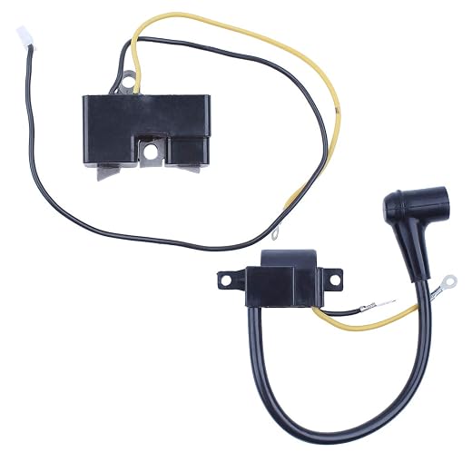 Mtanlo Ignition Coil For For Husqvarna 61 162 266 Jonsered 630 670 Chainsaw #501546201, Ignition Coil Set(2 Part)