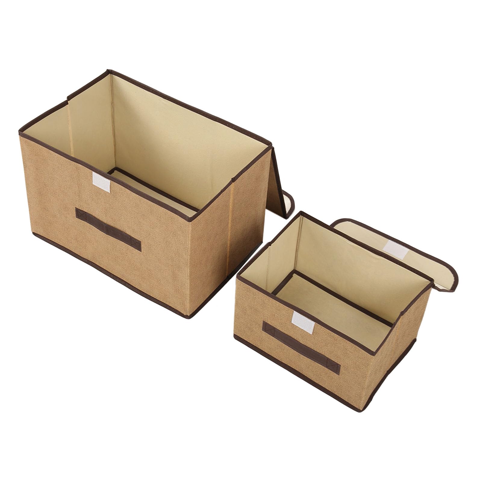 Caja Almacenamiento Tela Caja De Almacenamiento De Tela Plegable Con Tapa - 28x28 Cm - Ideal Para Organizar Ropa, Juguetes O Cosas De Casa Caja Organización Armario Tela