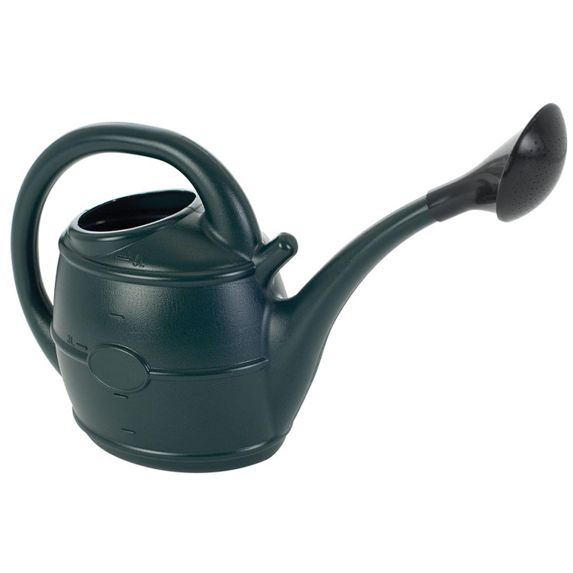 Storm Trading Group Green Watering Cans With Sprinkler Heads Lightweight Durable With Handles Indoor & Outdoor Use Watering Outdoor Plants, Tubs, Pots & Hanging Baskets (, 13 Litre - With Sprinkler Head)