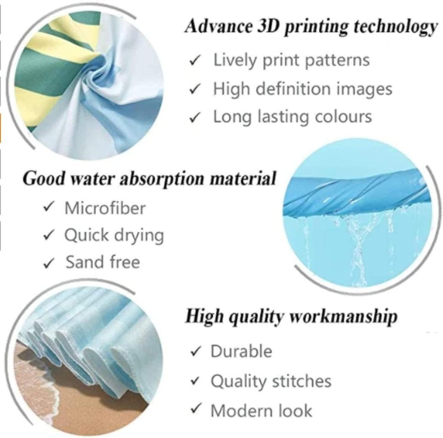 Serviette de Plage 150x200 cm Pissenlit, Serviette de Plage Microfibre pour Femme Homme, Serviette de Bain Grande Pissenlit, Drap de Plage Légère Portable pour Natation Voyage I979