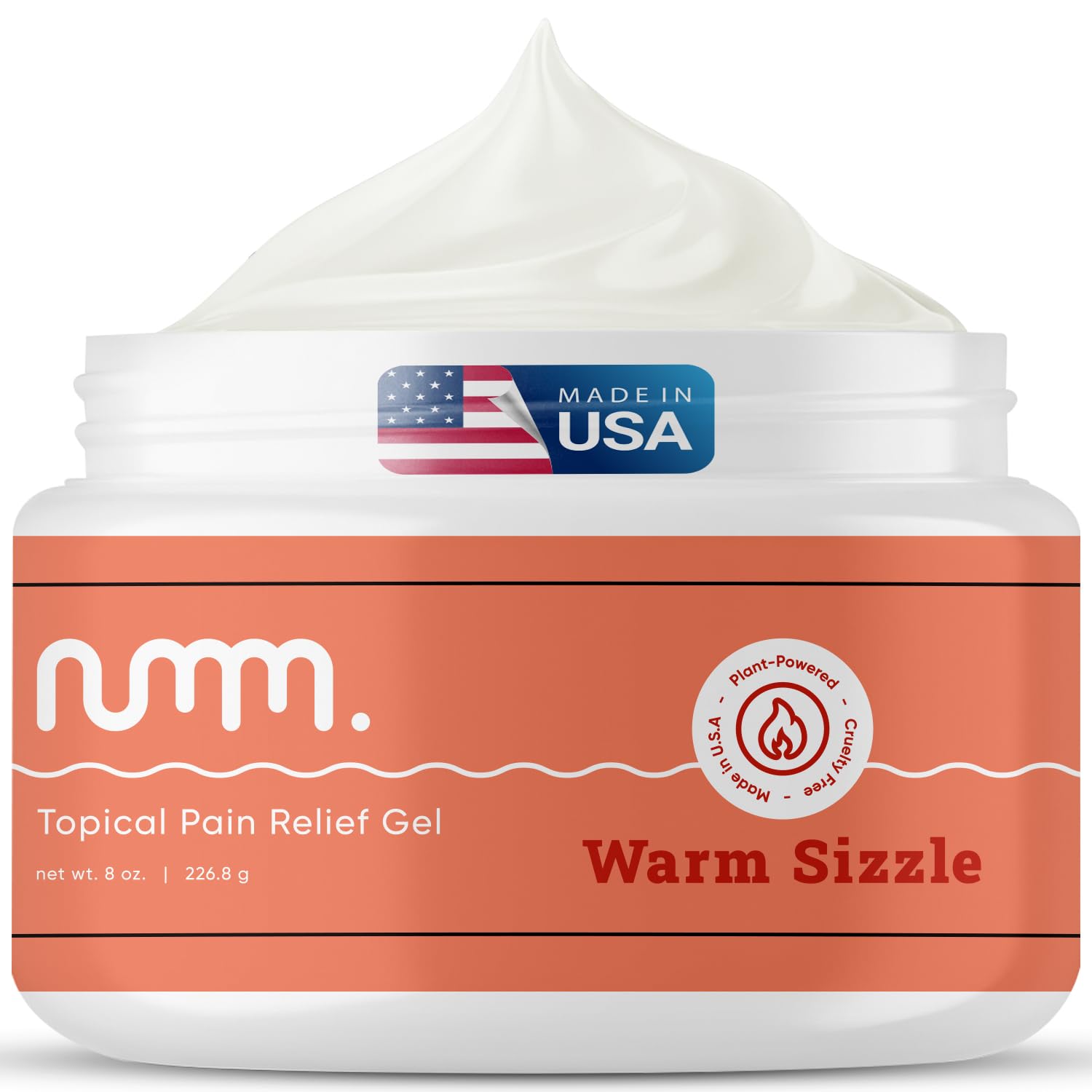 Amazon.com: numm. Topical Pain Relief Gel, Warm Sizzle, 3% Camphor