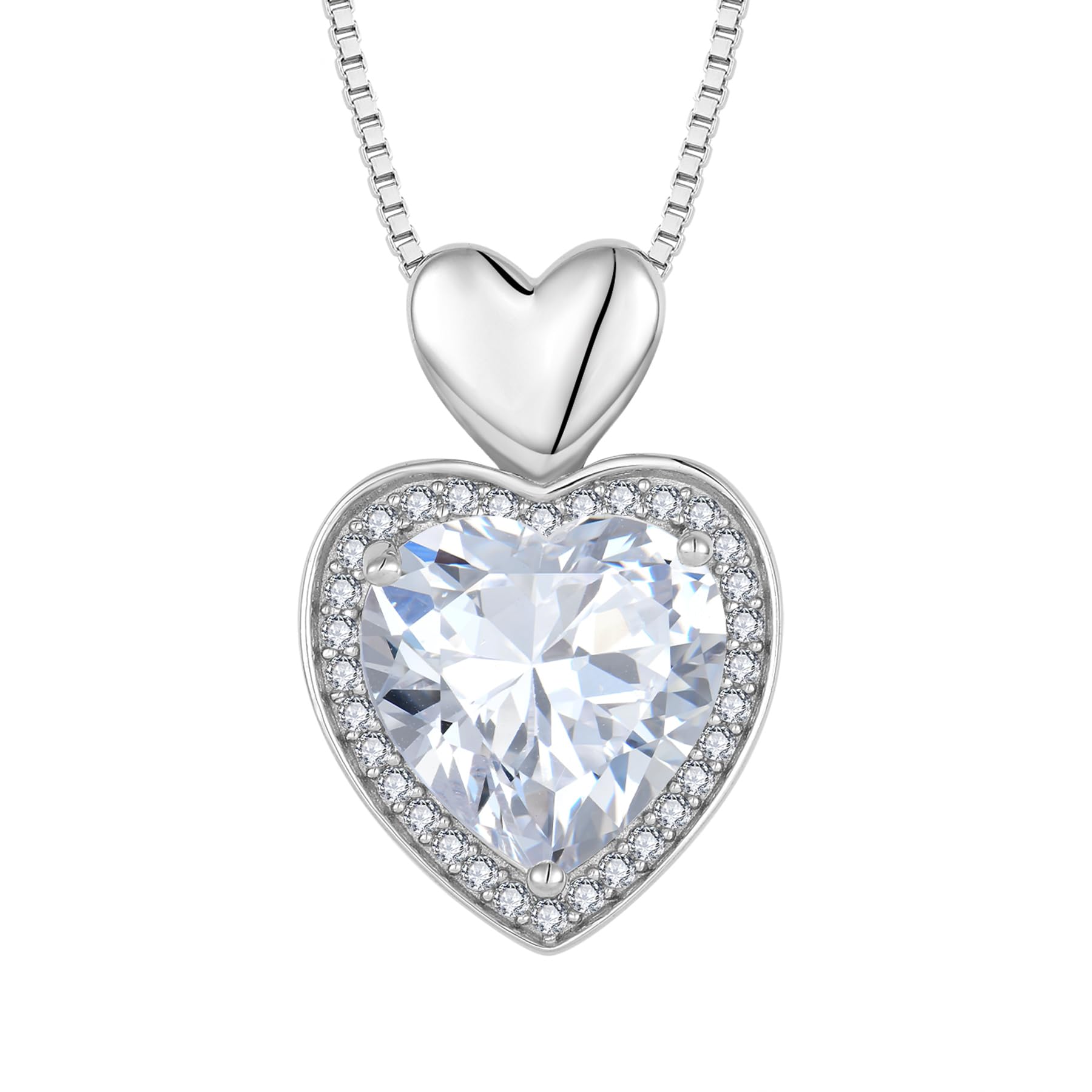 FJ Kette Damen 925 Sterling Silber Peridot Halskette August