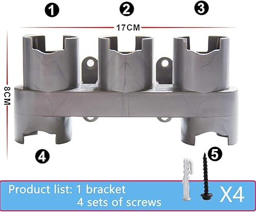 Miniatura 3 de WuYan Soporte de almacenamiento para Dyson V7 V8 V10 V11 Partes de aspiradora Absoluto cepillo soporte herramienta boquilla base soporte estación